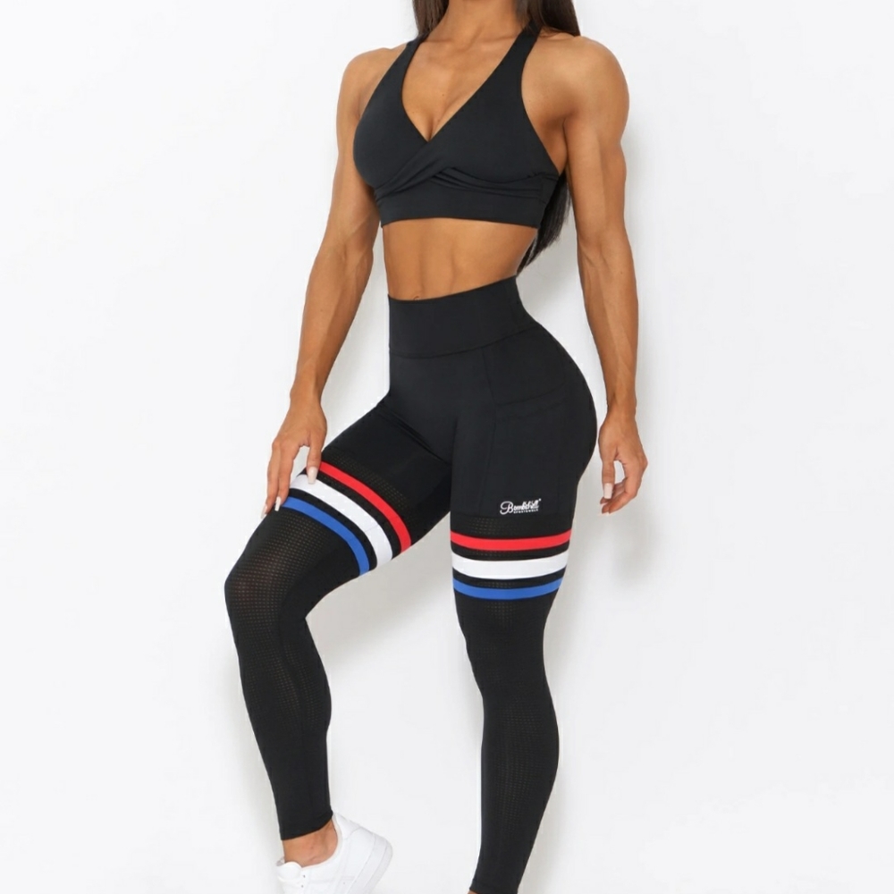 Bombshell Scrunch Thigh High Leggings - Picture 2 of 6